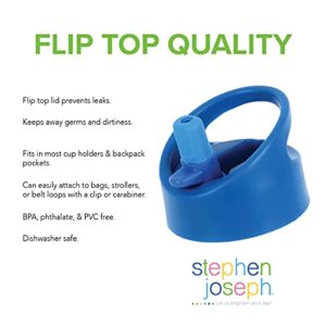 Stephen Joseph Flip Top Bottle, One Size (Pack of 1), SHARK