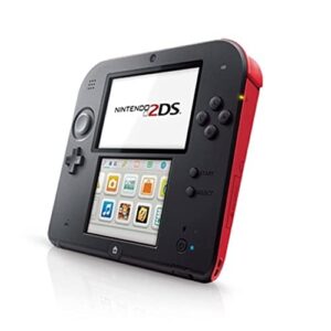 nintendo 2ds handheld system - crimson red (renewed)