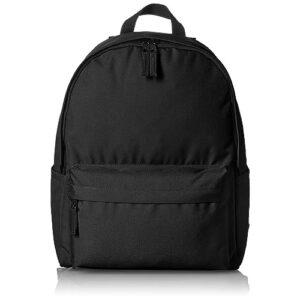 amazon basics classic school backpack - black