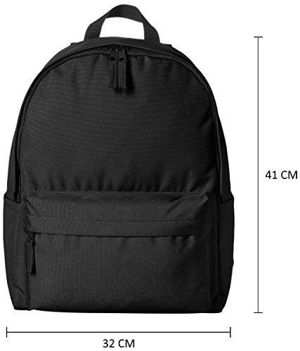 Amazon Basics Classic School Backpack - Black