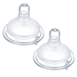 simba mother's touch wide neck anti-colic nipple (set of 2, cross hole) (small)