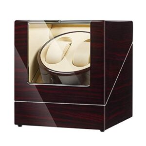 JQUEEN Double Watch Winder with Quiet Japanese Mabuchi Motor