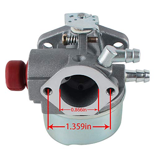 AUTOKAY Carburetor for Tecumseh Go Kart Engine 5hp 5.5hp 6hp 6.5hp Horizontal