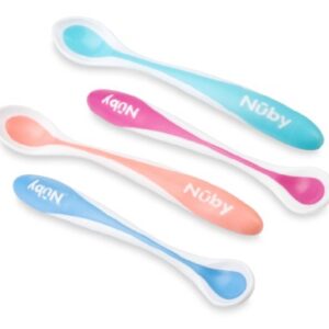 Nuby Hot Safe Feeding Spoons, 4 Count