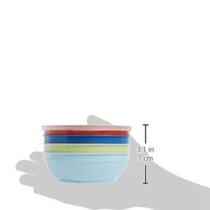 First Essentials by NUK Bunch-a-Bowls, Assorted Colors, 4-Pack