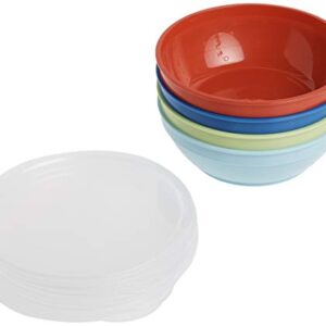 First Essentials by NUK Bunch-a-Bowls, Assorted Colors, 4-Pack