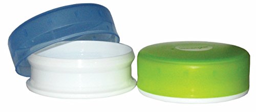 3 Pack Go Tubb One-Handed Container – Medium – Clear/Green/Blue