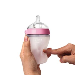 Comotomo Newborn Bottle Set Pink