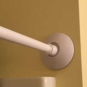 Safety Innovations Stay-Put Shower Curtain Rod Mount, 2 Pack