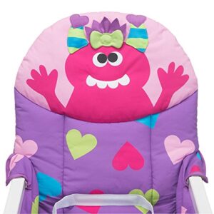 Cosco Simple Fold Deluxe High Chair, Monster Shelley