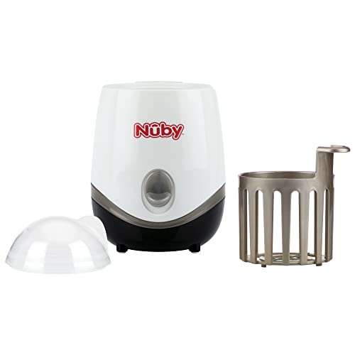 Nuby One-Touch 2-in-1 Electric Baby Bottle Warmer & Sterilizer