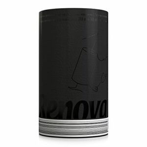 renova single roll kitchen paper towels, black
