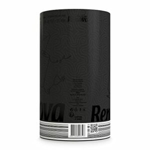 Renova Single Roll Kitchen Paper Towels, Black