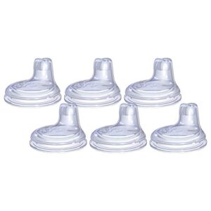 nuby sippy gripper cup replacement spouts - 6 count