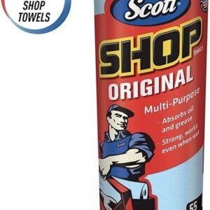 Scotts Kimberly Clark 75146 Blue Shop Towels On A Roll Bundle44; 6 Pack