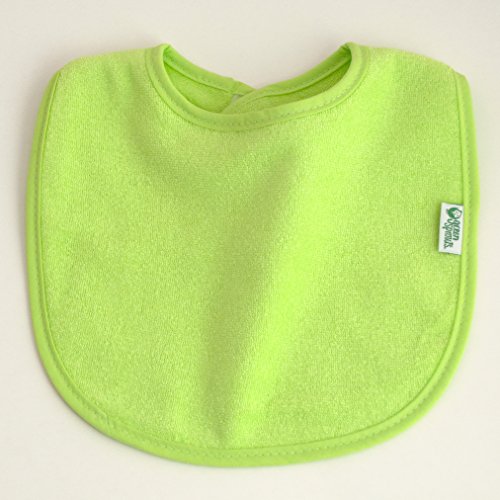 green sprouts Stay-dry Bibs (10-Pack), Aqua Set, 3-12 Months