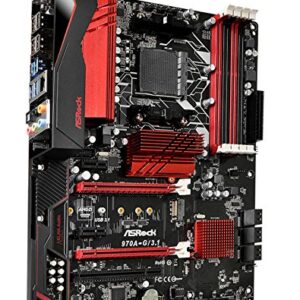 ASRock 970A-G/3.1 Socket AM3+/ AMD 970/ DDR3/ Quad CrossFireX/ SATA3&USB3.1/ M.2/ A&GbE/ ATX Motherboard