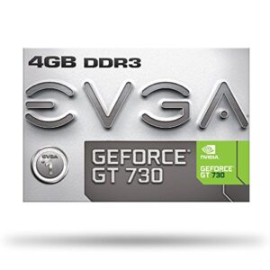 EVGA GeForce GT 730 4GB DDR3 128bit Dual DVI mHDMI Graphics Cards 04G-P3-2739-KR