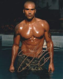 shemar moore signed 8x10 photo