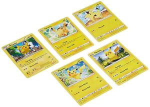 3. 5 assorted pikachu pokemon cards