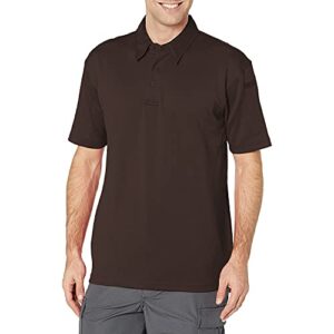 propper men's ice polo, brown, x-large