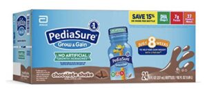 pediasure nutrition drink, chocolate, bottles each 8 fluid ounces (pack of 24) (packaging may vary) by pediasure