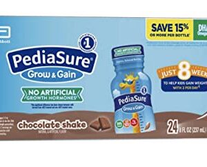 PediaSure Nutrition Drink, Chocolate, Bottles each 8 Fluid Ounces (Pack of 24) (Packaging May Vary) by Pediasure