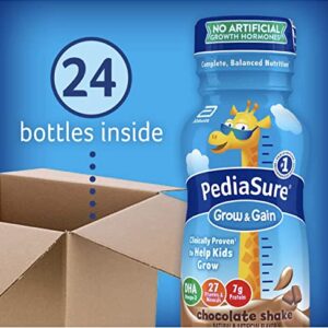 PediaSure Nutrition Drink, Chocolate, Bottles each 8 Fluid Ounces (Pack of 24) (Packaging May Vary) by Pediasure