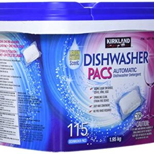 Kirkland Signature Easy to Use, Streak Free Premium Dishwasher Pacs, Automatic Dishwasher Detergent