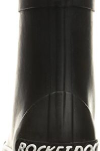 Rocket Dog Women's Rainy Rain Boot, Black, 9 M US