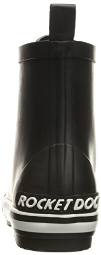 Rocket Dog Women's Rainy Rain Boot, Black, 9 M US