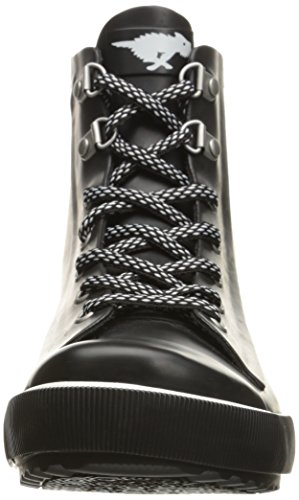 Rocket Dog Women's Rainy Rain Boot, Black, 9 M US