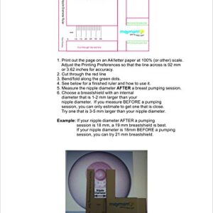 36 mm Extra Extra Large Flagne w/Valve and Membrane for Spectra Breast Pumps S1, S2, M1, Spectra 9; Narrow (Standard) Bottle Neck; Made by Maymom