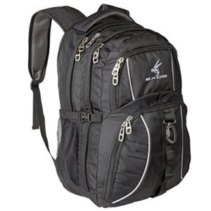 exos backpack, (laptop, travel, academics or business) urban commuter (black)