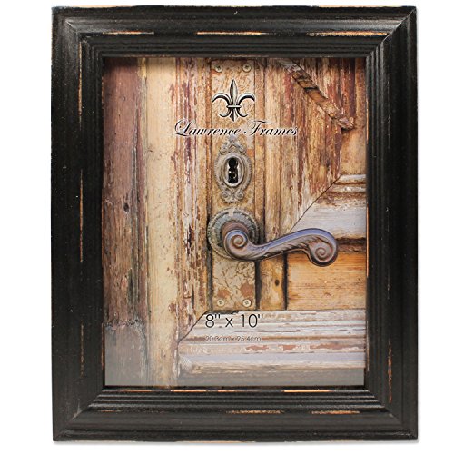 8x10 Weathered Black Wood Picture Frame