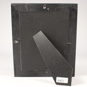 8x10 Weathered Black Wood Picture Frame