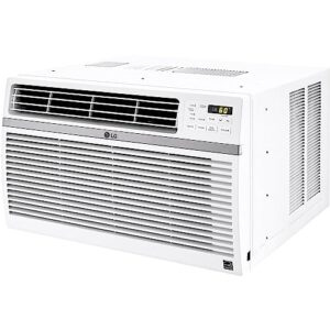 LG 24,500 BTU Window Air Conditioner, Cools 1,560 Sq.Ft. (39' x 40' Room Size), Quiet Operation, Electronic Control with Remote, 3 Cooling & Fan Speeds, ENERGY STAR®, Auto Restart, 230/208V, White