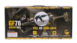 game face gf76 electric full/semi-auto tactical carbine airsoft rifle - california compliant
