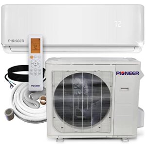 pioneer air conditioner wys036g-20 wall mount ductless inverter+ mini split heat pump, 36000 btu-208/230 v