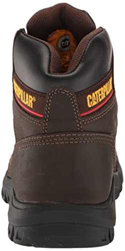 Cat Footwear Men's Outline Soft Toe Work Boot, Seal Brown, 9