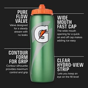 Gatorade Squeeze Bottle, Green, BPA Free, Multiple Sizes