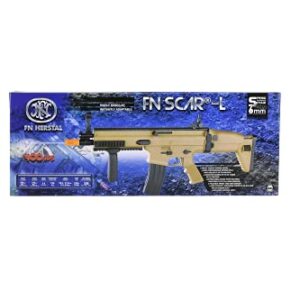 SOFT AIR USA FN Scar-L Spring Airsoft Rifle, Tan, 400 FPS