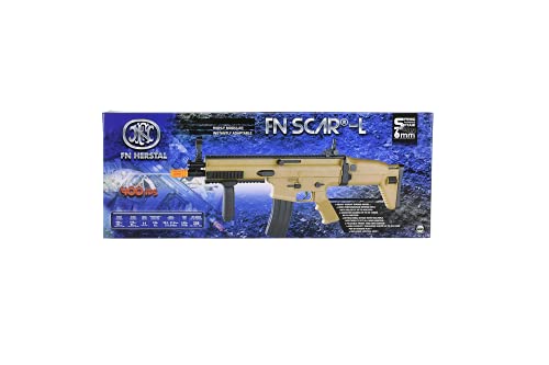 SOFT AIR USA FN Scar-L Spring Airsoft Rifle, Tan, 400 FPS