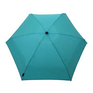 SMATI Mini compact folding umbrella - Pocket size 18cm, windproof, 200g ultra light, manual, travel umbrella, mixed umbrella, TURQUOISE color