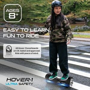 Hover-1 Ultra Electric Self-Balancing Hoverboard Scooter, Black, 25 x 9 x 9.5 inches