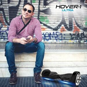 Hover-1 Ultra Electric Self-Balancing Hoverboard Scooter, Black, 25 x 9 x 9.5 inches