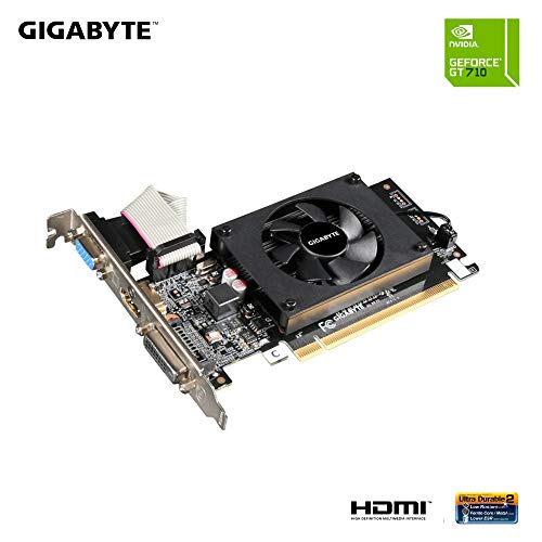 GIGABYTE 2GB RAM DDR3 SDRAM Video Graphics Cards GV-N710D3-2GL REV2.0