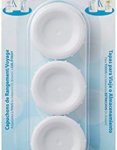 Dr. Brown's Natural Flow Standard Storage Travel Caps Replacement, 3 Count