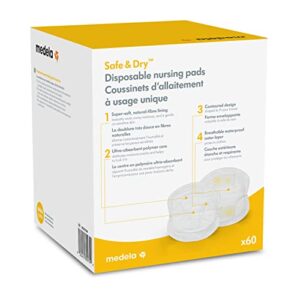 Medela Disposable Nursing Bra Pads, 60 Count