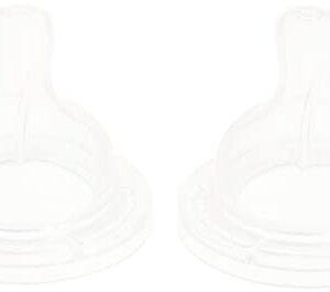 Philips AVENT Anti-Colic Nipple, Clear, 2 Slow Flow, 2 Count